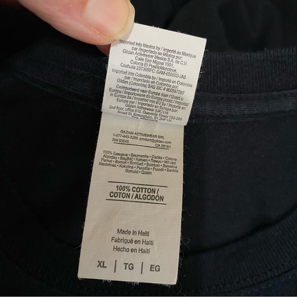 Men’s Black Random Sports Team Tee - Picture 6 of 6